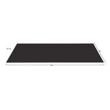 G-Floor Levant 7.5 ft. x 17 ft. Midnight Black Vinyl Universal Flooring