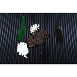 G-Floor Rib 5 ft. x 10 ft. Midnight Black Vinyl Garage Flooring Cover and Protector