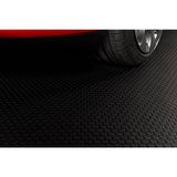 G-Floor Small Coin 10 ft. x 24 ft. Midnight Black Commercial Grade Vinyl Garage Flooring Cover and Protector