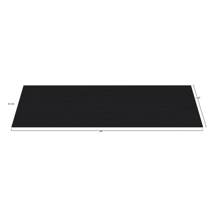 G-Floor Coin 10 ft. x 24 ft. Midnight Black Commercial Grade Vinyl Garage Flooring Cover and Protector