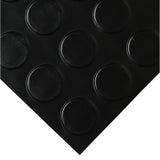 G-Floor Coin 7.5 ft. x 17 ft. Midnight Black Commercial Grade Vinyl Garage Flooring Cover and Protector