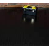 G-Floor Coin 7.5 ft. x 17 ft. Midnight Black Commercial Grade Vinyl Garage Flooring Cover and Protector
