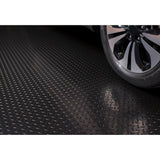 G-Floor Diamond Tread 10 ft. x 24 ft. Midnight Black Commercial Grade Vinyl Garage Flooring Cover and Protector