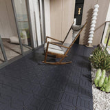 WRIGHTMASTER 1ft. x 1ft. Quick Deck Polypropylene Interlocking Deck Tile in Midnight Blue-1 (44 sq. ft. per Box)