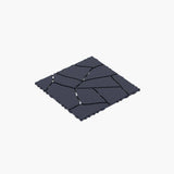 WRIGHTMASTER 1ft. x 1ft. Quick Deck Polypropylene Interlocking Deck Tile in Brown-3 (44 sq. ft. per Box)