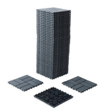 WRIGHTMASTER 1ft. x 1ft. Quick Deck Polypropylene Interlocking Deck Tile in Midnight Blue-7 (44 sq. ft. per Box)