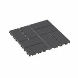 WRIGHTMASTER 1ft. x 1ft. Quick Deck Polypropylene Interlocking Deck Tile in Midnight Blue-7 (44 sq. ft. per Box)