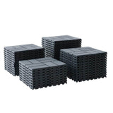 WRIGHTMASTER 1ft. x 1ft. Quick Deck Polypropylene Interlocking Deck Tile in Midnight Blue-7 (44 sq. ft. per Box)