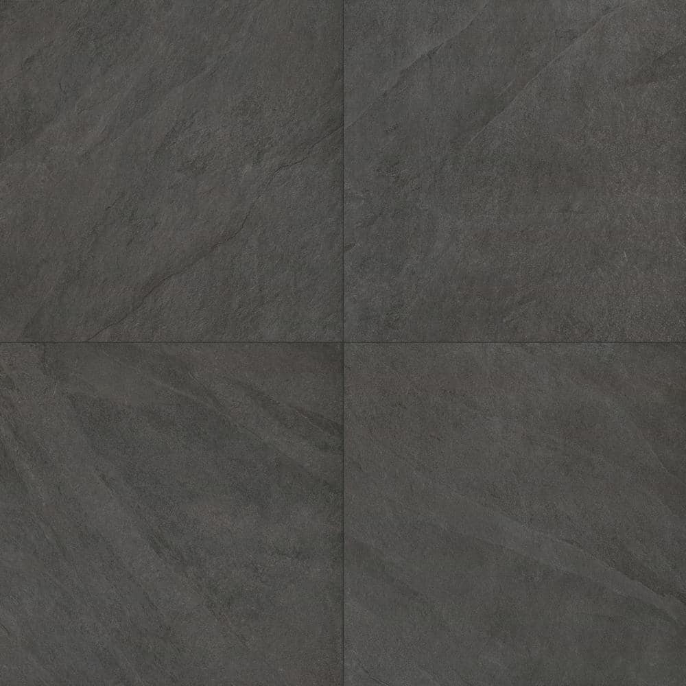 MSI Midnight Montage 2 cm. x  24 in. x 24 in. Matte Porcelain Stone Look Paver (8 sq. ft./Case)