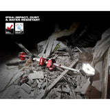 Milwaukee M18 18-Volt Cordless ROCKET Tower Light + 21° Framing Nailer Kit with Two 6.0Ah HIGH OUTPUT Batteries