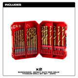 Milwaukee SHOCKWAVE Impact-Duty Titanium Drill Bit Set (30-Piece)