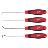 Milwaukee 4.75 in. Mini Flush Cutting Pliers + 4-Piece Hook & Pick Set (5-Piece)