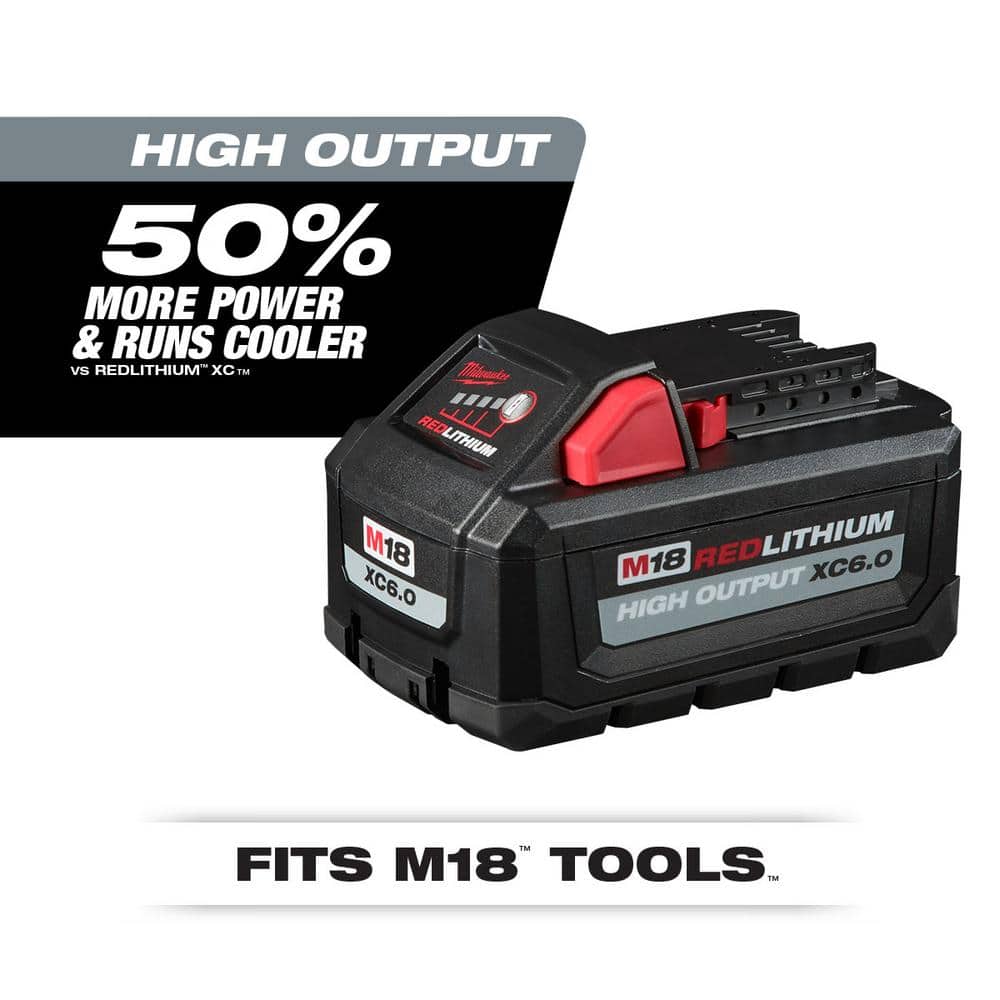 Milwaukee M18 FUEL 18-Volt Brushless Cordless 4-1/2 in./5 in. Angle Grinder Paddle Switch Kit with 2 XC6.0 Batteries & Charger
