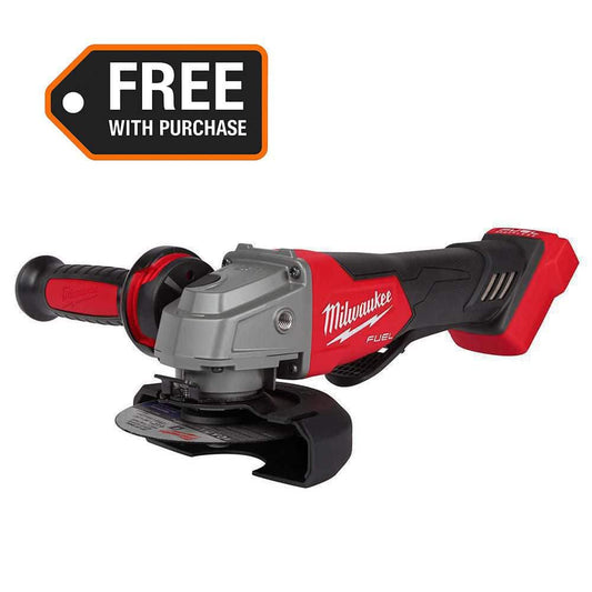 Milwaukee M18 FUEL 18-Volt Lithium-Ion Brushless Cordless 4-1/2 in./5 in. Angle Grinder with Paddle Switch (Tool-Only)