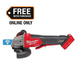 Milwaukee M18 FUEL 18-Volt 4-1/2 in./5 in. Cordless Grinder Kit with Paddle Switch & Braking Grinder, (2) M18 6.0Ah Batteries