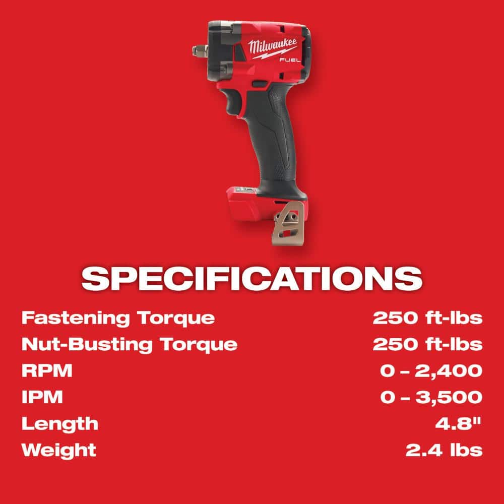 Milwaukee M18 FUEL 18-Volt Lithium-Ion Brushless Cordless 4-1/2 in./5 in. Braking Grinder Kit w/M18 FUEL Compact Impact Wrench