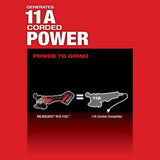Milwaukee M18 FUEL 18V Brushless Cordless 4-1/2 in./5 in. Braking Angle Grinder Kit (2882-22 + 2888-20)