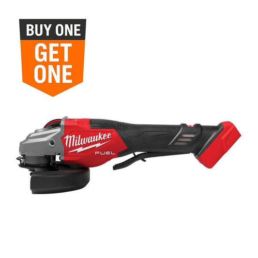 Milwaukee M18 FUEL 18V Brushless Cordless 4-1/2 in./6 in. Grinder, Slide Switch, Lock-On (Tool-Only)