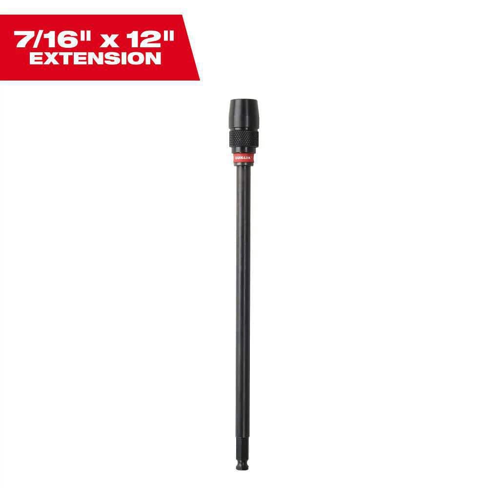 Milwaukee 12 in. x 7/16 in. QUIK-LOK Universal Extension Bit, Impact-Rated