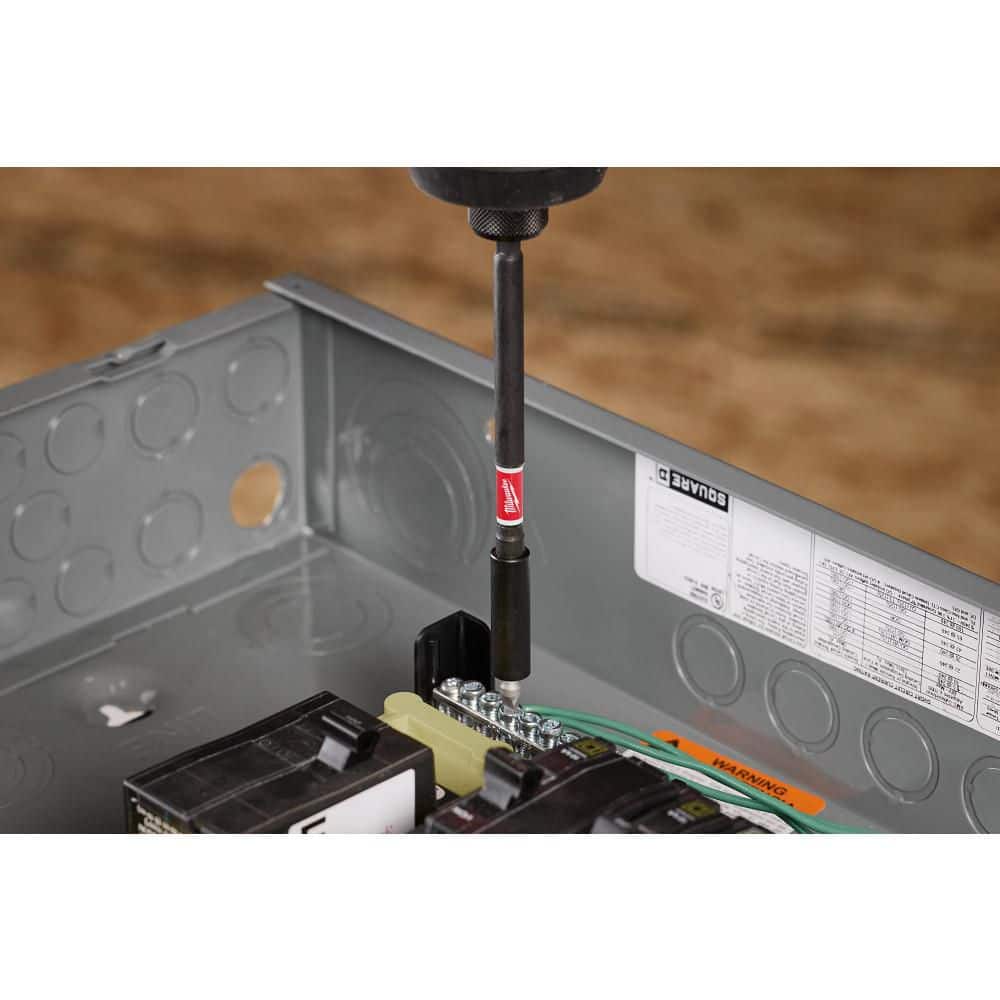Milwaukee SHOCKWAVE Impact Duty 12 in. Magnetic Bit Holder, 1/4 in. Hex