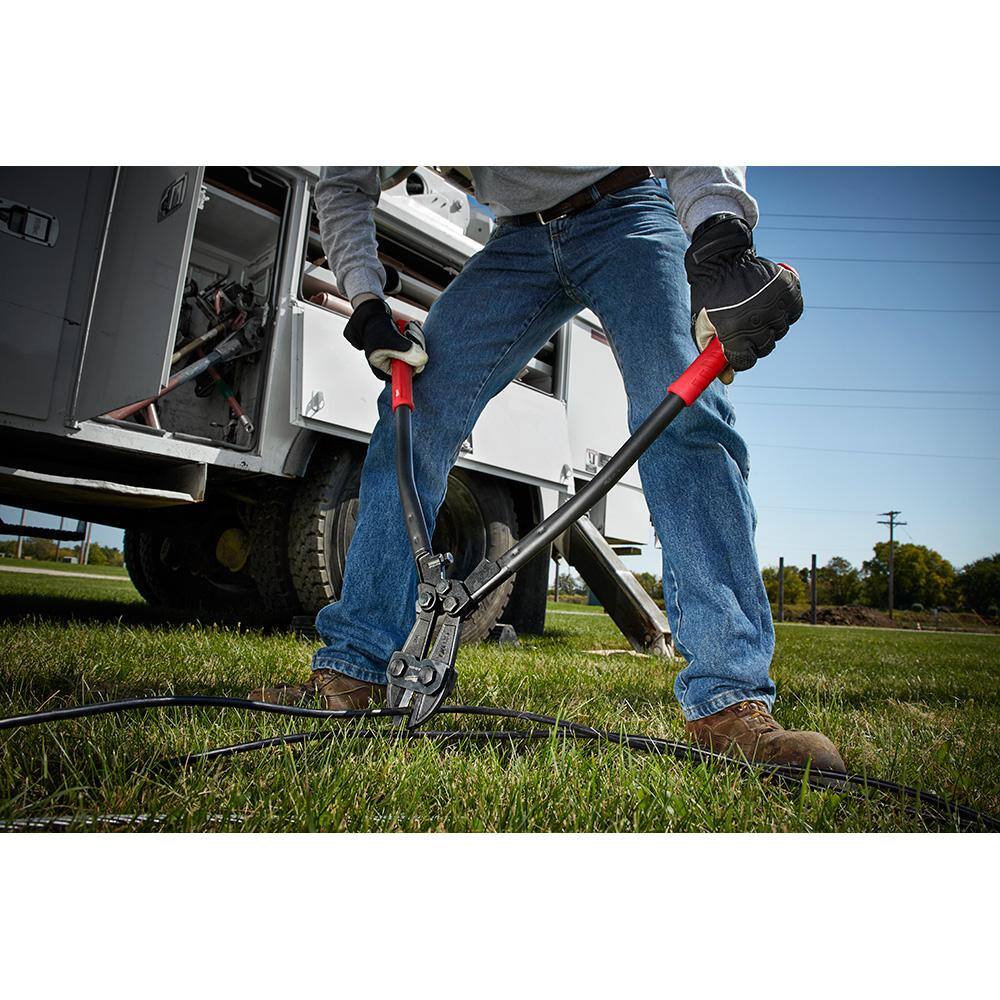 Milwaukee 24 in. & 14 in. Bolt Cutter Set, 7/16 in. and 5/16 in. Max Cut Capacity