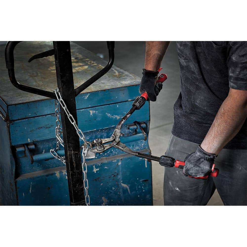 Milwaukee 14 in. Adaptable Bolt Cutter with POWERMOVE Extendable Handles, 5/16 in. Max Cut Capacity