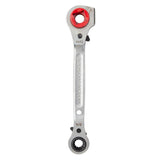 Milwaukee Lineman’s 5-in-1 3/4 in. Ratcheting Wrench w/ Smooth Strike Face + Lineman’s 2-in-1 Insulated Ratcheting Box Wrench Set (Model 48-22-9216 & 48-22-9211)