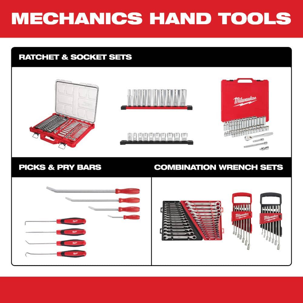 Milwaukee 1/2 in. Drive 24 in. Breaker Bar, Chrome-Plated Pivoting Head (48-22-9013)