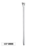 Milwaukee 1/2 in. Drive 24 in. Breaker Bar, Chrome-Plated Pivoting Head (48-22-9013)
