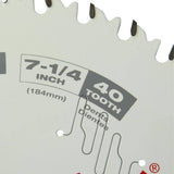 Milwaukee 6-1/2 in. x 40-Tooth Fine Finish Circular Saw Blade (2-Pack)