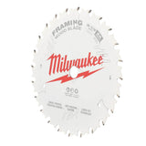 Milwaukee 6-1/2 in. x 40-Tooth Fine Finish Circular Saw Blade (2-Pack)