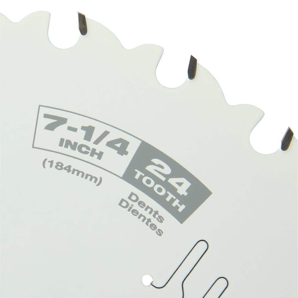 Milwaukee 6-1/2 in. x 40-Tooth Fine Finish Circular Saw Blade (2-Pack)