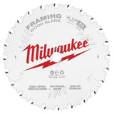 Milwaukee 6-1/2 in. x 40-Tooth Fine Finish Circular Saw Blade (2-Pack)