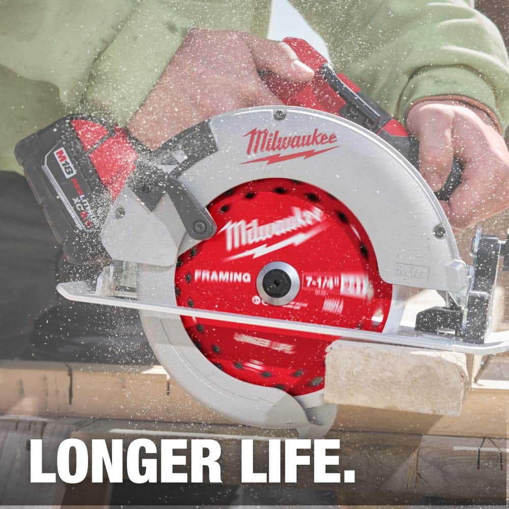 Milwaukee 7-1/4 in. x 24-Tooth Carbide Framing Circular Saw Blade, 5/8 in. Arbor