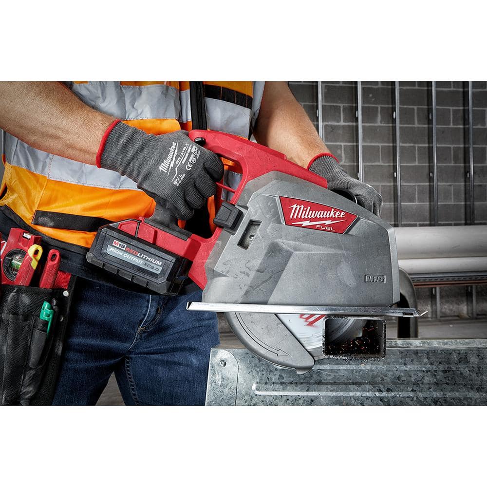 Milwaukee 8 in. x 42-Tooth Carbide Metal & Stainless Cutting Circular Saw Blade (2-Pack)