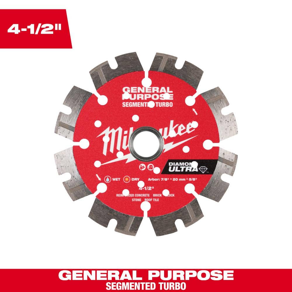 Milwaukee 5 in. Ultra Segmented General-Purpose Diamond Blade