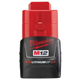 Milwaukee M12 FUEL 12V Brushless Cordless 3 in. Cut-Off Saw with HIGH OUTPUT CP2.5 Battery