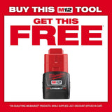 Milwaukee M12 FUEL 12V 3 in. Lithium-Ion Brushless Cordless Cut-Off Saw with M12 2.0 Ah Battery
