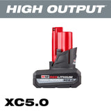 Milwaukee M12 FUEL 12V 3 in. Brushless Cordless Cut-Off Saw Kit with XC High Output 5.0Ah Battery Pack