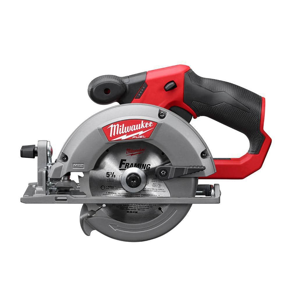 Milwaukee M12 FUEL 12-Volt Lithium-Ion Brushless Cordless 5-3/8 in. Circular Saw, Tool-Only (Includes 16T Carbide-Tipped Blade)