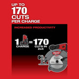 Milwaukee M12 FUEL 12-Volt Lithium-Ion Brushless Cordless 5-3/8 in. Circular Saw, Tool-Only (Includes 16T Carbide-Tipped Blade)