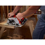 Milwaukee M18 18V Lithium-Ion Cordless 6-1/2 in. Circular Saw Kit with (2) 5.0Ah Batteries and Charger