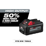 Milwaukee M18 FUEL 18V Lithium-Ion Cordless 7-1/4 in. Rear Handle Circ Saw w/3-1/2 in. 30-Degree Nailer, Two 6 Ah HO Batteries