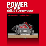 Milwaukee M18 FUEL 18V Lithium‑Ion Brushless Cordless 6-1/2 in. Plunge Track Saw Kit with 106 in. Guide Rail