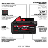 Milwaukee M18 FUEL 18V Brushless Cordless 7-1/4 in. Circular Saw with REDLITHIUM FORGE XC 8.0Ah Battery Pack