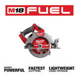 Milwaukee M18 FUEL 18V Brushless Cordless 7-1/4 in. Circular Saw with REDLITHIUM FORGE XC 8.0Ah Battery Pack