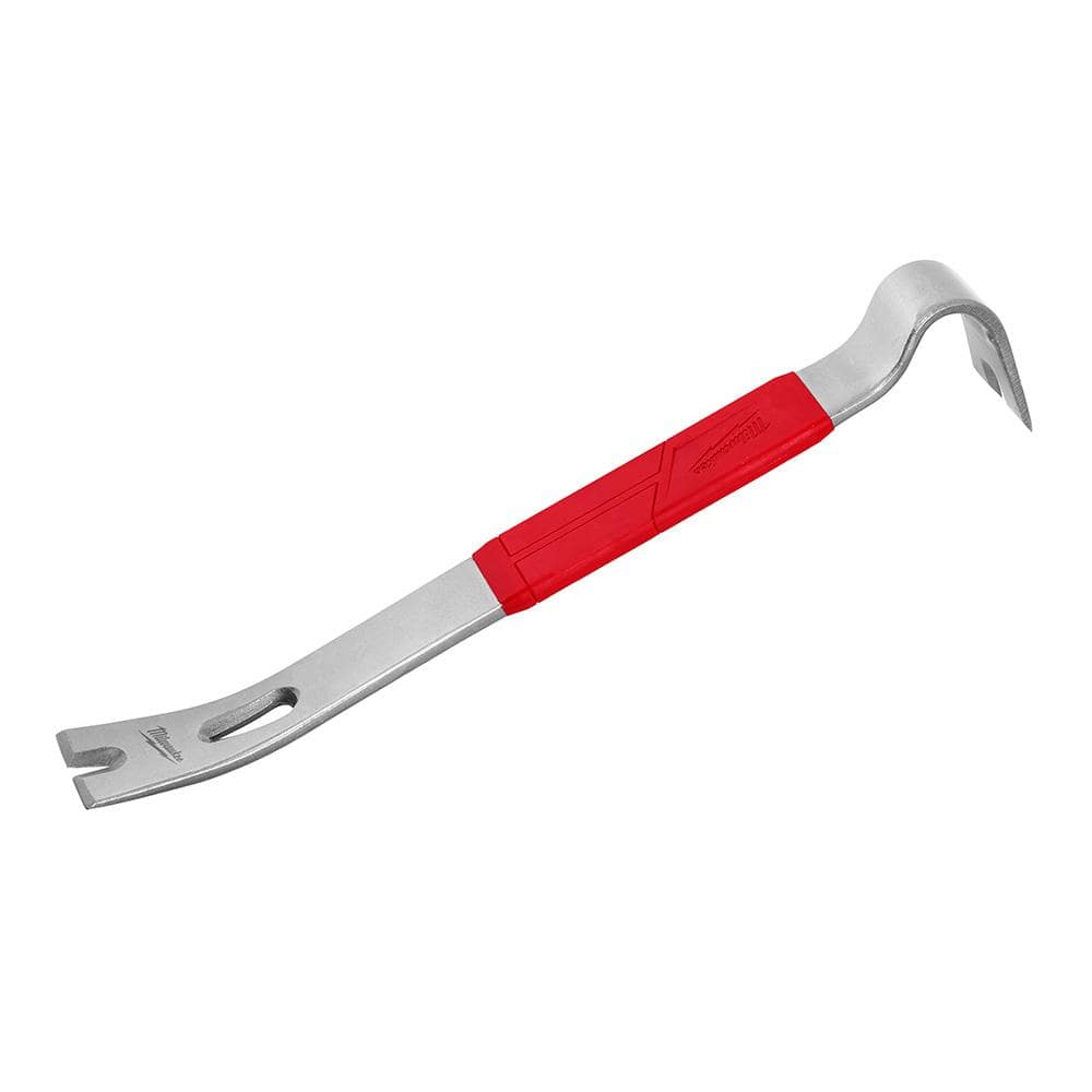 Milwaukee 19 oz. Smooth Face Poly/Fiberglass Handle Hammer with 15 in. Pry Bar