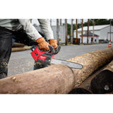 Milwaukee M18 FUEL 14 in. Top Handle 18V Lithium-Ion Brushless Cordless Chainsaw w/Blower Kit, 8.0 Ah Battery, Rapid Charger