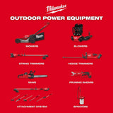 Milwaukee M18 FUEL 14 in. Top Handle 18V Lithium-Ion Brushless Cordless Chainsaw w/ String Trimmer, 8.0 Ah Battery, Charger
