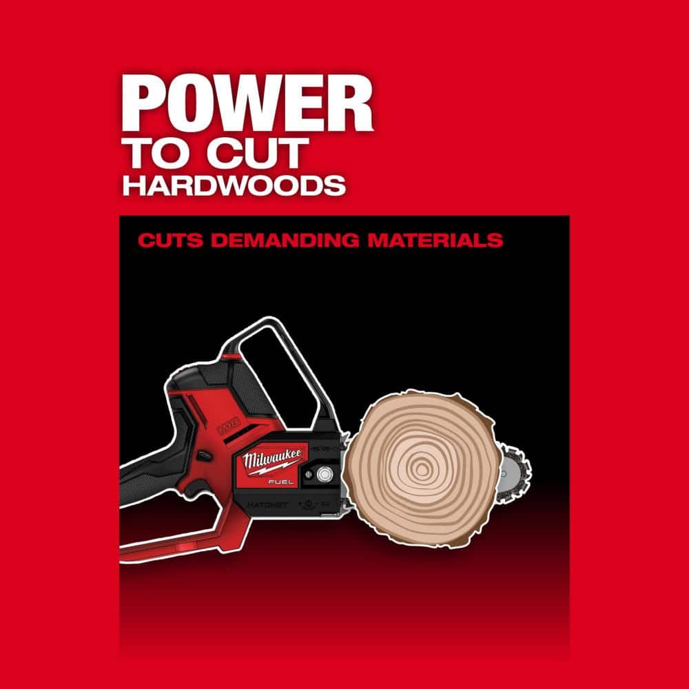 Milwaukee M18 FUEL 8 in. 18V Brushless HATCHET Pruning Saw Kit with XC6.0 Battery & Rapid Charger